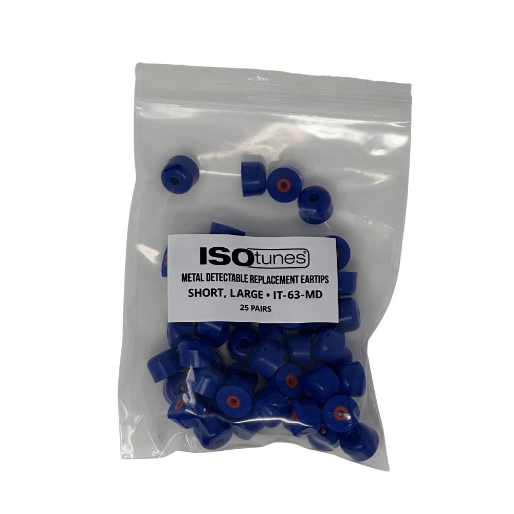 TRILOGY™ Metal Detectable Replacement Eartips (25 Pair Pack)