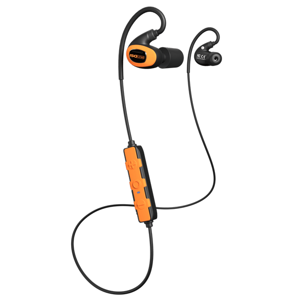 ISOtunes PRO 3.0 ワイヤレスイヤフォン ISOtunes_PRO-3_Orange_Render-