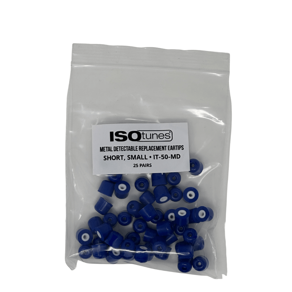 TRILOGY™ Metal Detectable Replacement Eartips (25 Pair Pack)