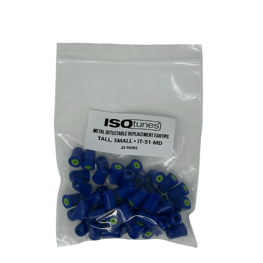 TRILOGY™ Metal Detectable Replacement Eartips (25 Pair Pack)